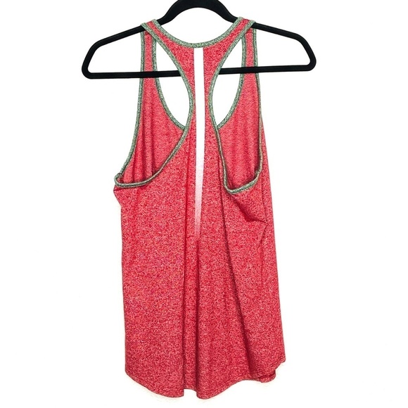 NIKE The Nike Tee Stanford College Heather Red Racerback Athletic Cut Tank Top L - Picture 2 of 4